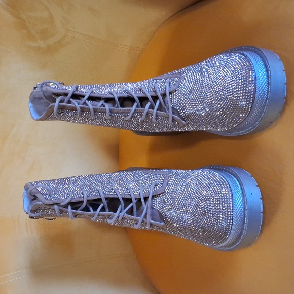 Cape Robbin Bling Combat Boot - Picture 2 of 6